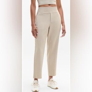 Athleta Beige Straight Leg Pants